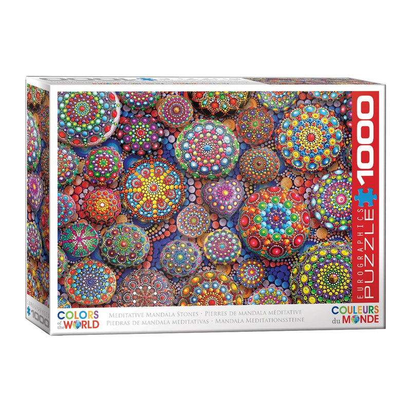 Eurographics - Meditative Mandala Stones (1000-Piece Puzzle) - Limolin 