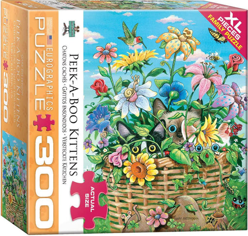 Eurographics - Peek - A - Boo Kittens By Gary Paterson (300 Pc - XL Puzzle - Pieces) Toys & Games