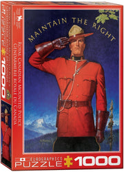 Eurographics - Rcmp Maintain The Right (1000 Pc Puzzle)
