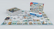 Eurographics - Sailing Ships Vintage Stamps (500 Pc Puzzle) Toys & Games