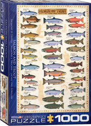 Eurographics - Salmon & Trout (1000-Piece Puzzle)