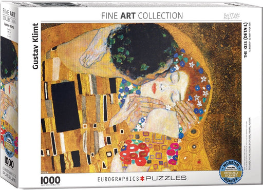 Eurographics - The Kiss - Detail By Gustav Klimt (1000 Pc Puzzle) Toys & Games