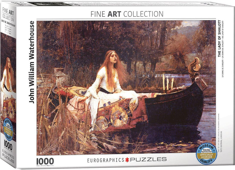 Eurographics - The Lady of Shalott By John William Waterhouse (1000-Piece Puzzle) - Limolin 