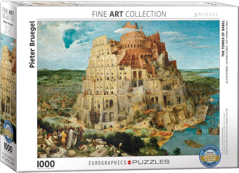 Eurographics - The Tower of Babel (1000-Piece Puzzle) - Limolin 