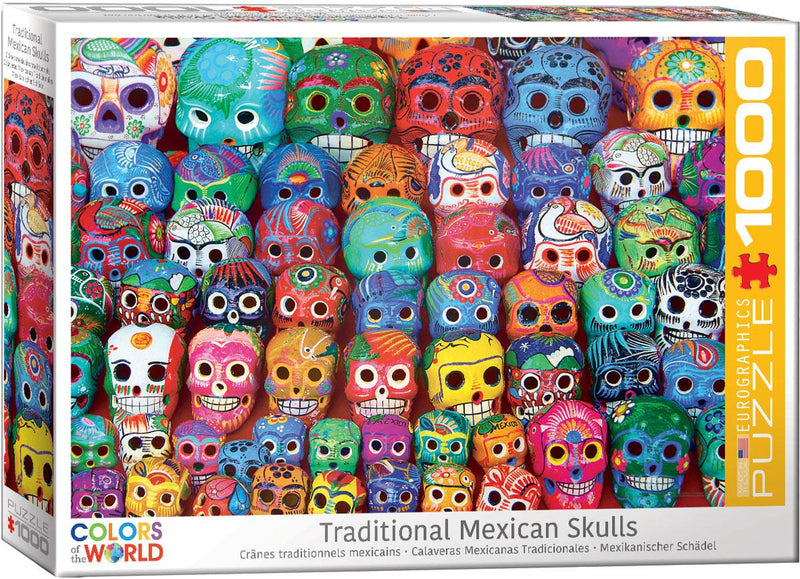 Eurographics - Traditional Mexican Skulls (1000-Piece Puzzle) - Limolin 