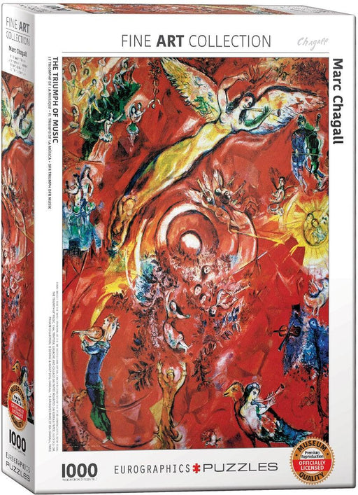 Eurographics - Triumph of Music By Chagall (1000-Piece Puzzle) - Limolin 