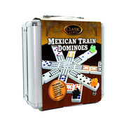 Everest - DOMINOES MEXICAN TRAIN - ALUMINUM CASE Toys & Games