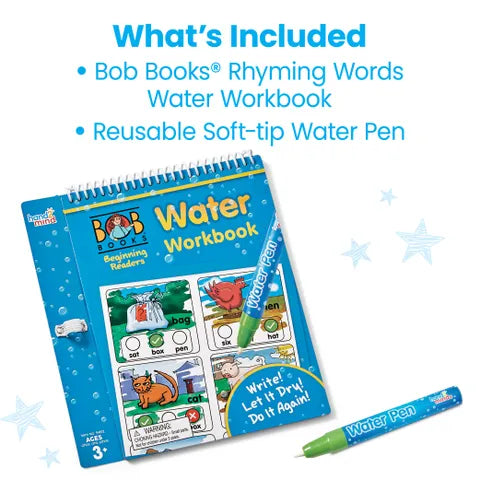 Hand 2 Mind - BOB BOOKS BEGINNING READERS WATER WORKBOOK W/PEN
