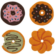 Jubilee - Donuts Felt Coasters Set of 4 Assorted