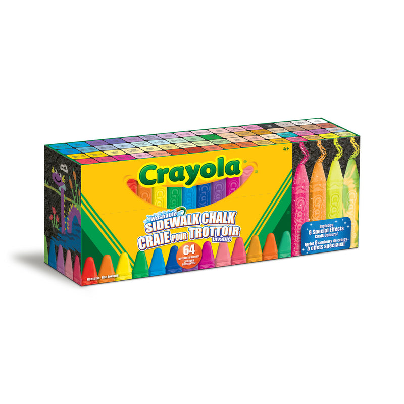 Crayola - 64-Piece - Sidewalk Chalk
