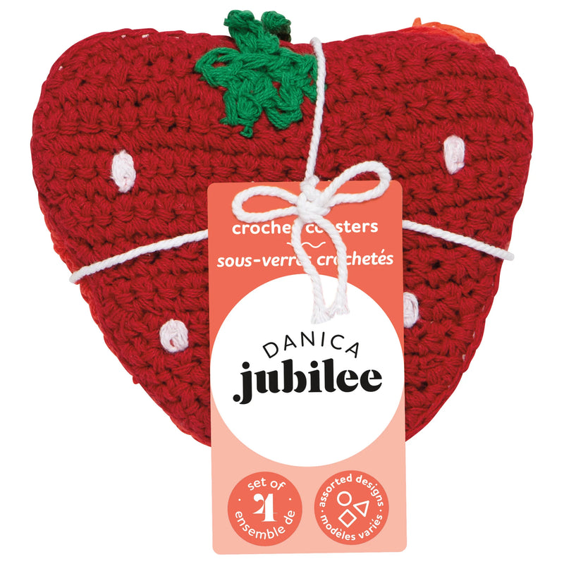 Jubilee - Set/4 Coaster Croch BerrySweet