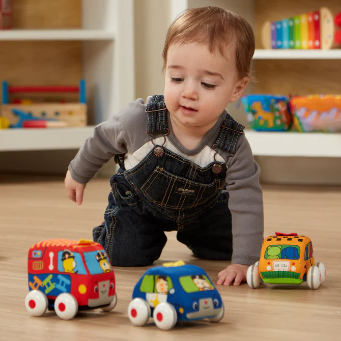 Melissa & Doug - K's Kids Pull-Back Vehicles Toy
