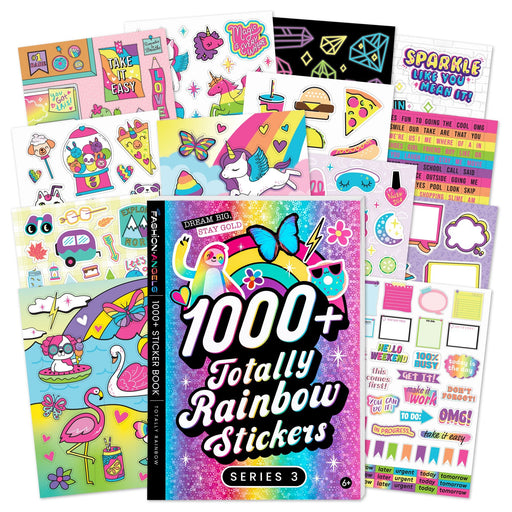 Fashion Angels - 1000+ Totally Rainbow Super Colorful Stickers Toys & Games