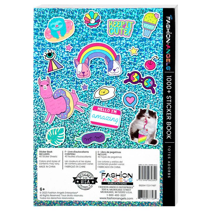 Fashion Angels - 1000+ Totes Adorbs Super Awesome Stickers Toys & Games
