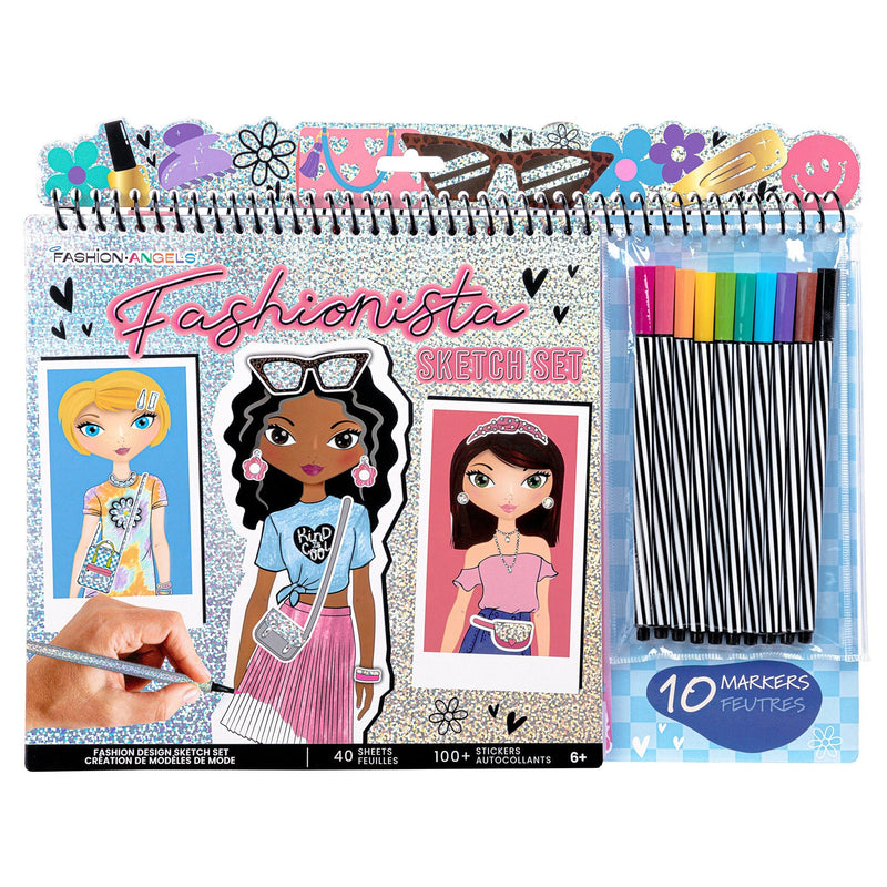Fashion Angels - Fashionista Sketch Set w/ Markers Arts & Entertainment