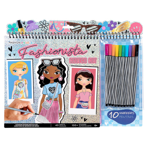 Fashion Angels - Fashionista Sketch Set w/ Markers Arts & Entertainment