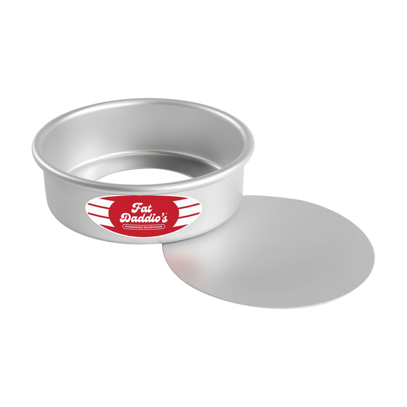 FAT DADDIOS - Anodized Aluminum Round Cheesecake Pans Home & Kitchen 6" 2"