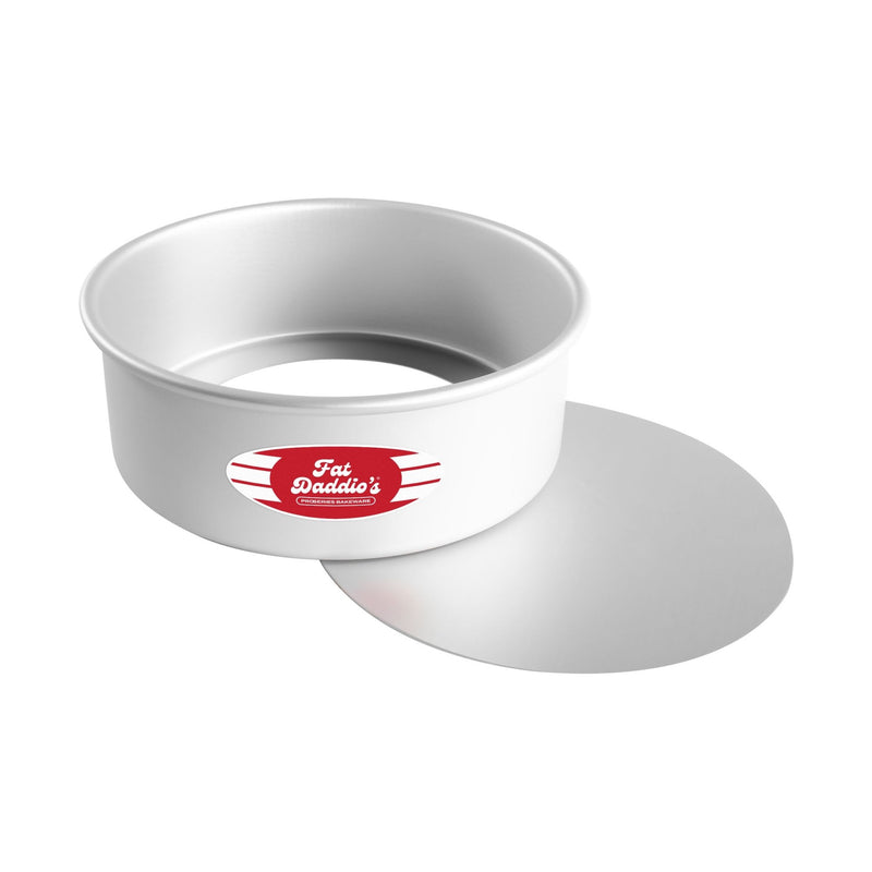 FAT DADDIOS - Anodized Aluminum Round Cheesecake Pans Home & Kitchen 8" 3"