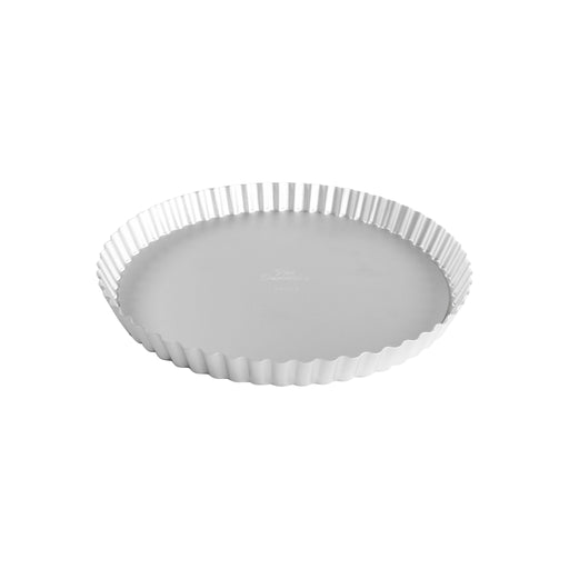FAT DADDIOS - Fluted Tart Pan Remove Bttm 27.9x27.9x2.5 cm / 11x11x1" Home & Kitchen