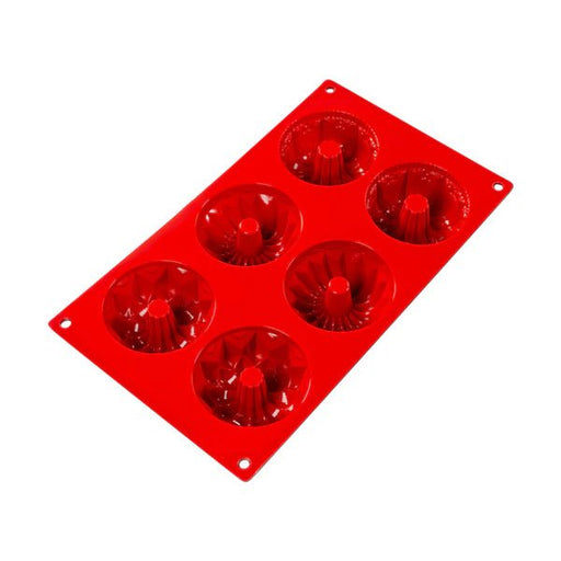 FAT DADDIOS - Silicone Floral Star Mold 9x3.75" Home & Kitchen