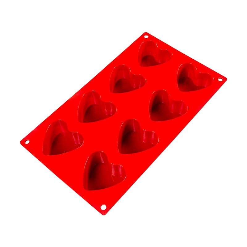 FAT DADDIOS - Silicone Heart Mold Makes 8 Home & Kitchen