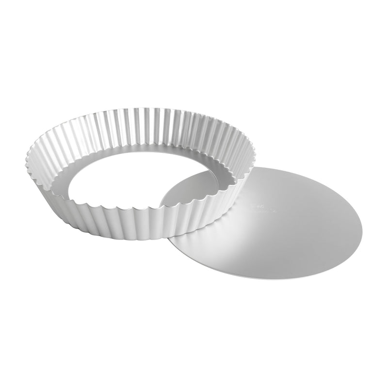 FAT DADDIOS - Tart Pan Flute Remove Bttm 25.4x5.1 cm / 10x2 in Home & Kitchen