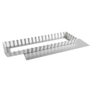 FAT DADDIOS - Tart Pan Flute Remove Bttm 34.9x10.8x2.5 cm / 13.75x4.25x1 in Home & Kitchen