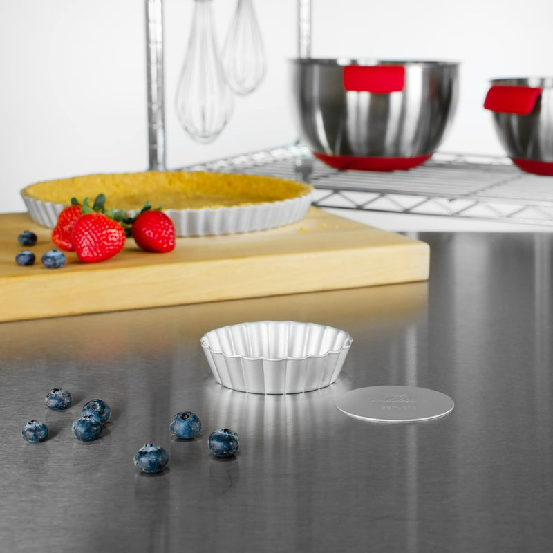FAT DADDIOS - Tart Pan Fluted Removable Bttm Ø3.75x1" Home & Kitchen