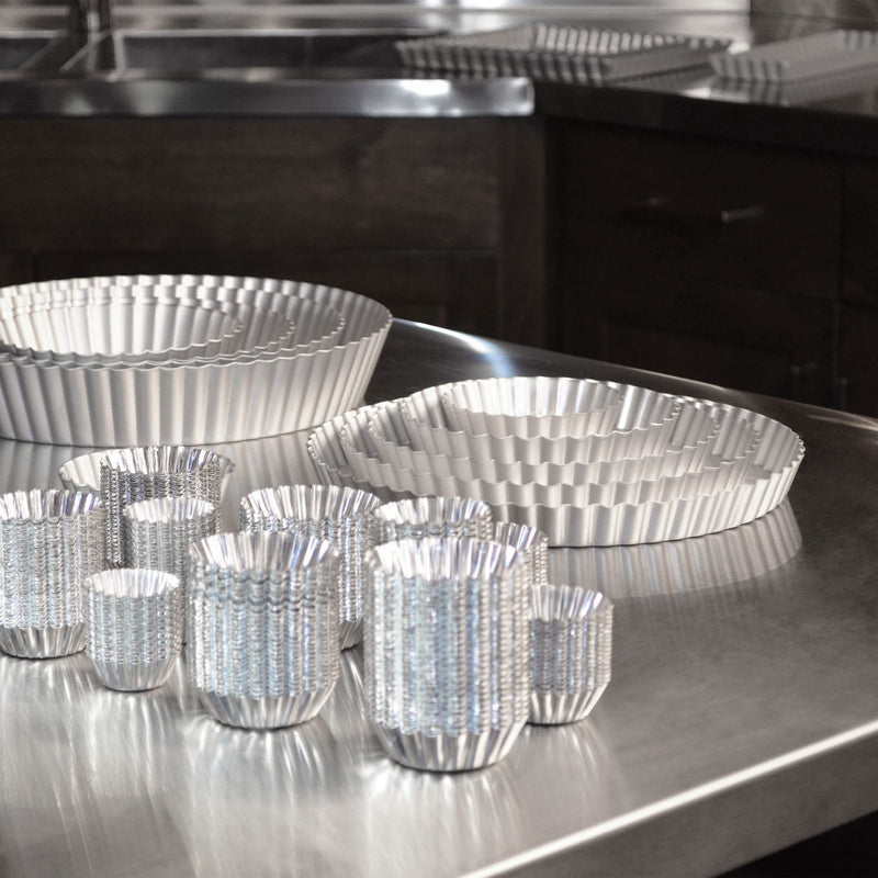 FAT DADDIOS - Tart Pan Fluted Removable Bttm Ø3.75x1" Home & Kitchen