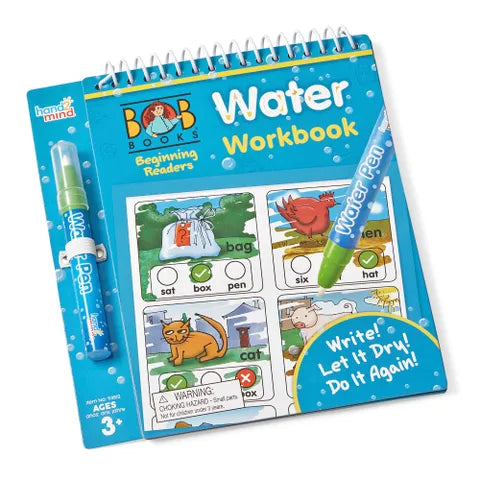 Hand 2 Mind - BOB BOOKS BEGINNING READERS WATER WORKBOOK W/PEN