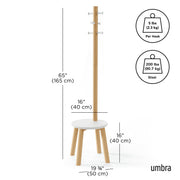 Pillar Stool and Coat Rack - image 12