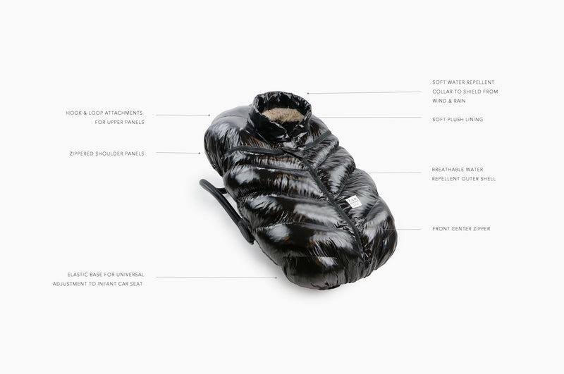 7AM - Car Seat Cocoon - Polar