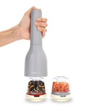 Finamill - Grinder with 2 Pods (ProPlus & Peppercorn), Battery Operated Home & Kitchen Stone
