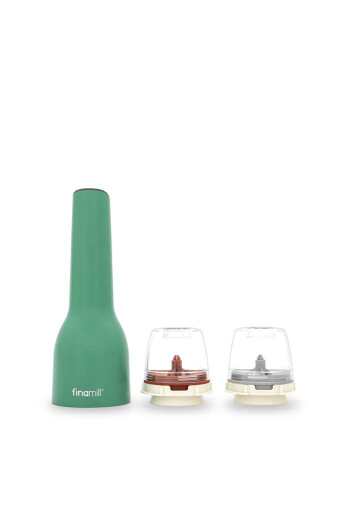 Finamill - Grinder with 2 Pods (ProPlus & Peppercorn), Rechargeable Home & Kitchen Sage