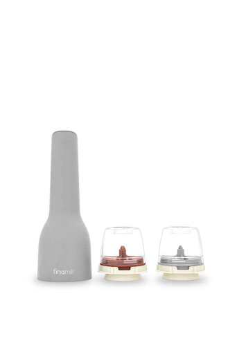 Finamill - Grinder with 2 Pods (ProPlus & Peppercorn), Rechargeable Home & Kitchen Stone