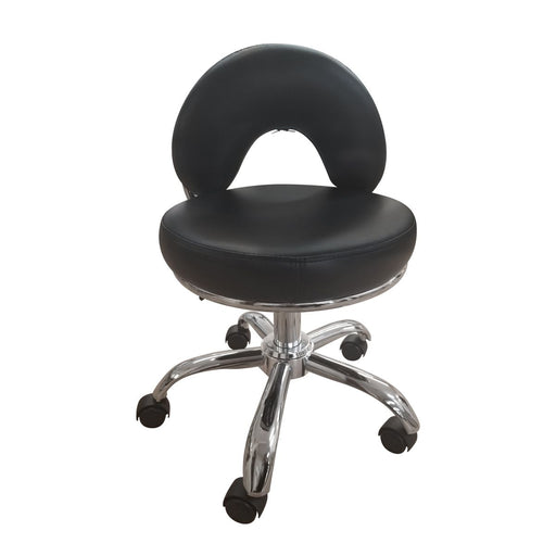 Fion - Deluxe Pneumatic Black Stool Very Low Furniture