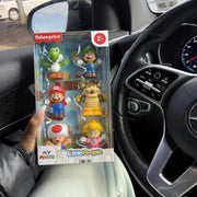 Fisher - Price - LITTLE PEOPLE - SUPER MARIO CHARACTER 6pc MULTIPACK Toys & Games