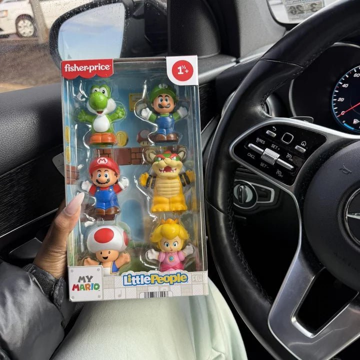 Fisher - Price - LITTLE PEOPLE - SUPER MARIO CHARACTER 6pc MULTIPACK Toys & Games