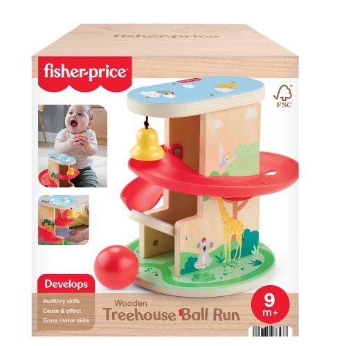 Fisher - Price - Wood - Treehouse Ball RUN Toys & Games