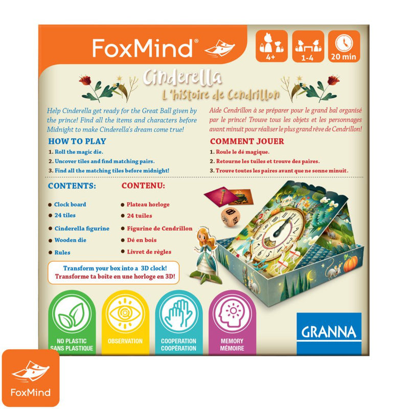 FoxMind - Cinderella Game Toys & Games