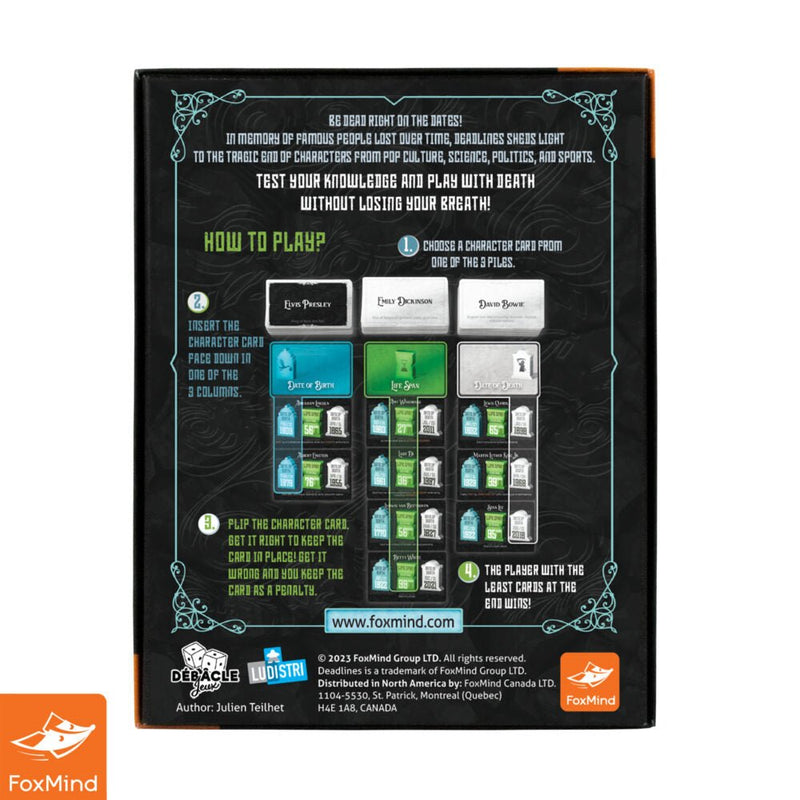 FoxMind - Deadlines Trivia Toys & Games
