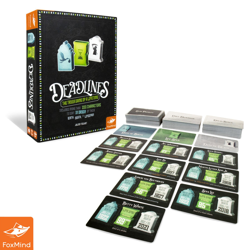 FoxMind - Deadlines Trivia Toys & Games