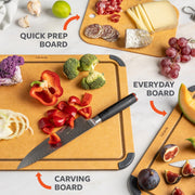 Full Circle - chop to it™ Quick Prep Cutting Board Home & Kitchen