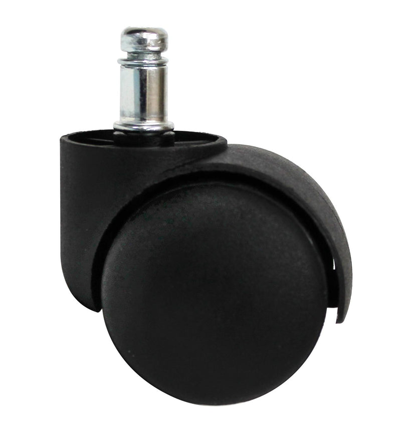 Futura - Black Wheel For Stool. Trolley, Mobile Base (With Pin)