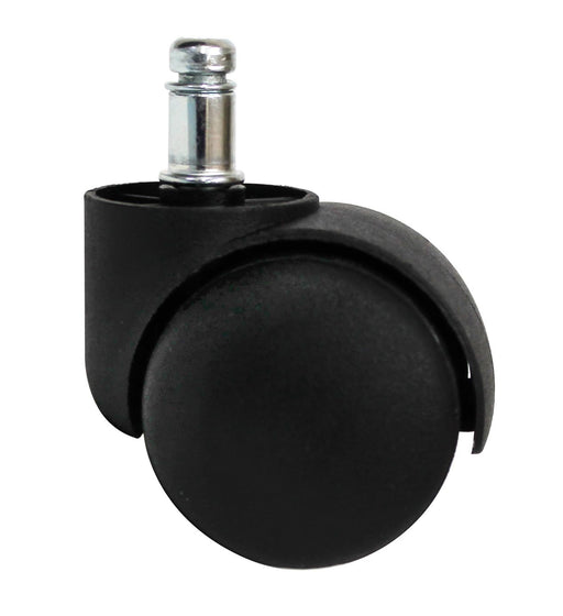 Futura - Black Wheel For Stool. Trolley, Mobile Base (With Pin)