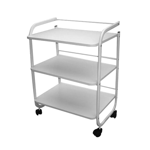 Futura - Round Metal Trolley Magnum With 3 Shelves Business & Industrial