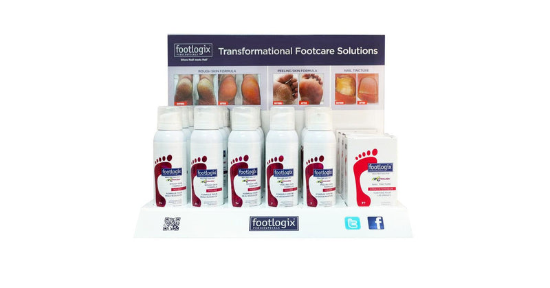 Footlogix - Anti-Microbial Counter Display Prepack Spiraleen
