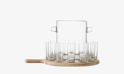 LSA - Paddle - Vodka Serving Set with Oak | L38.5 cm - detail or setting view