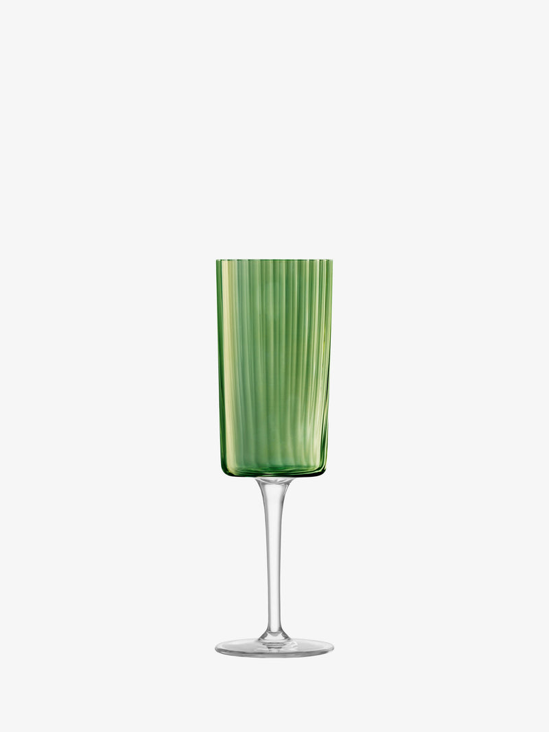 LSA - Gems - Champagne Flutes (Set of 4) | 210 mL - detail or setting view