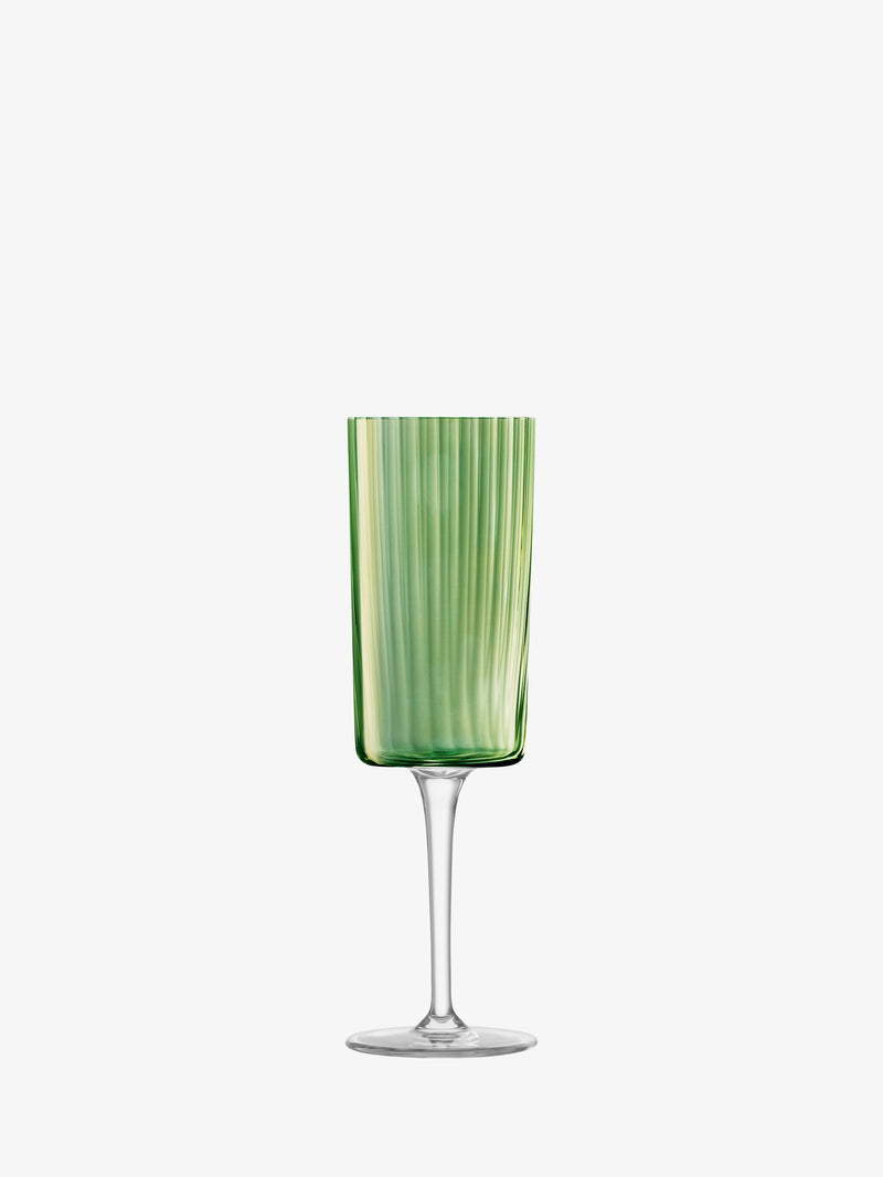 LSA - Gems - Champagne Flutes (Set of 4) | 210 mL - detail or setting view